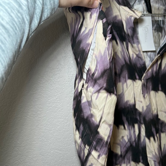 zero + maria cornejo blouse women's 10 silk artsy lagenlook sustainable office - Picture 2 of 7